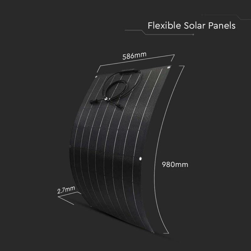 100W Flexible Solar Panel For Portable Power Station