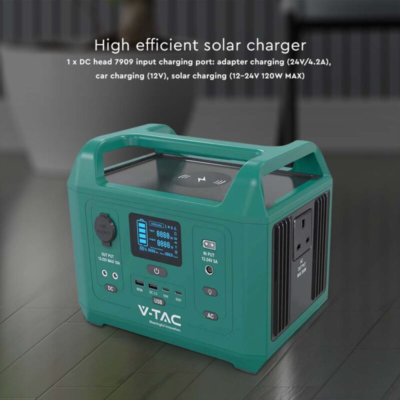 600W Portable Power Station 26.2Ah/21.6V With UK Plug