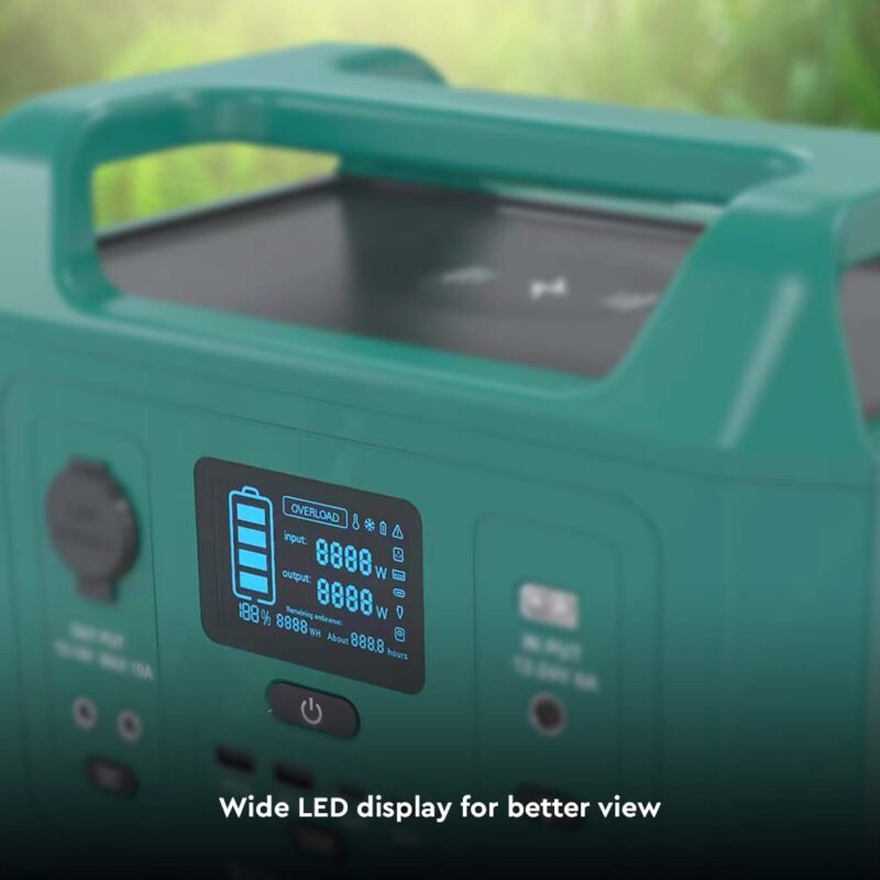 600W Portable Power Station 26.2Ah/21.6V With UK Plug