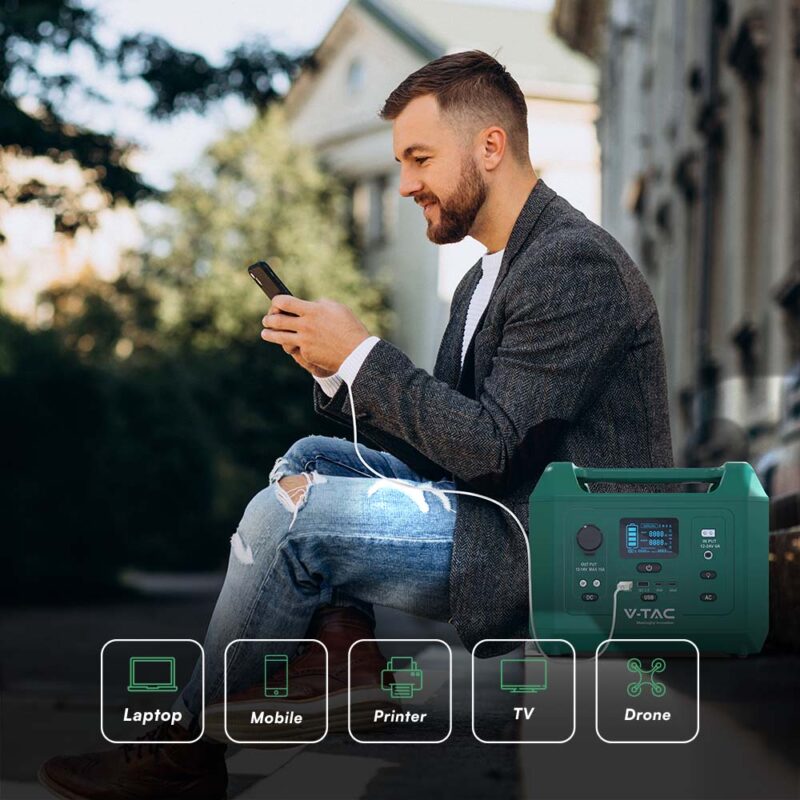 600W Portable Power Station 26.2Ah/21.6V With UK Plug