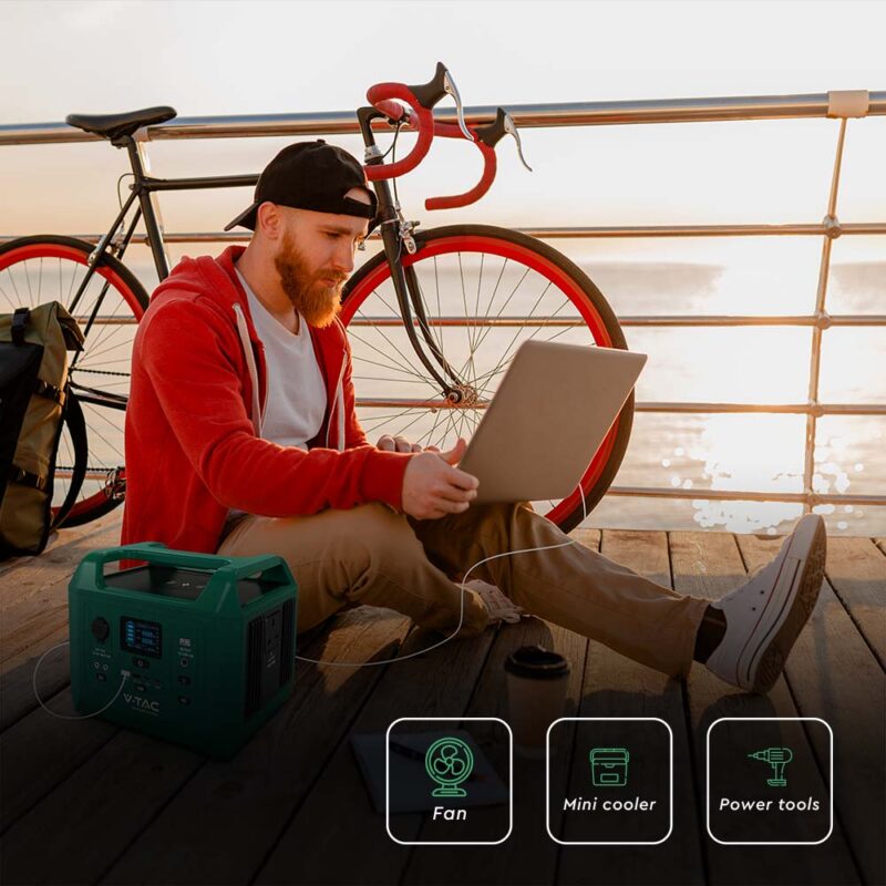 600W Portable Power Station 26.2Ah/21.6V With UK Plug