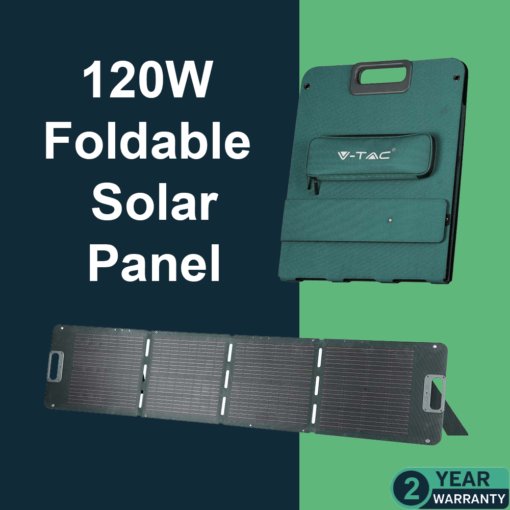 120W Foldable Solar Panel For Portable Power Station