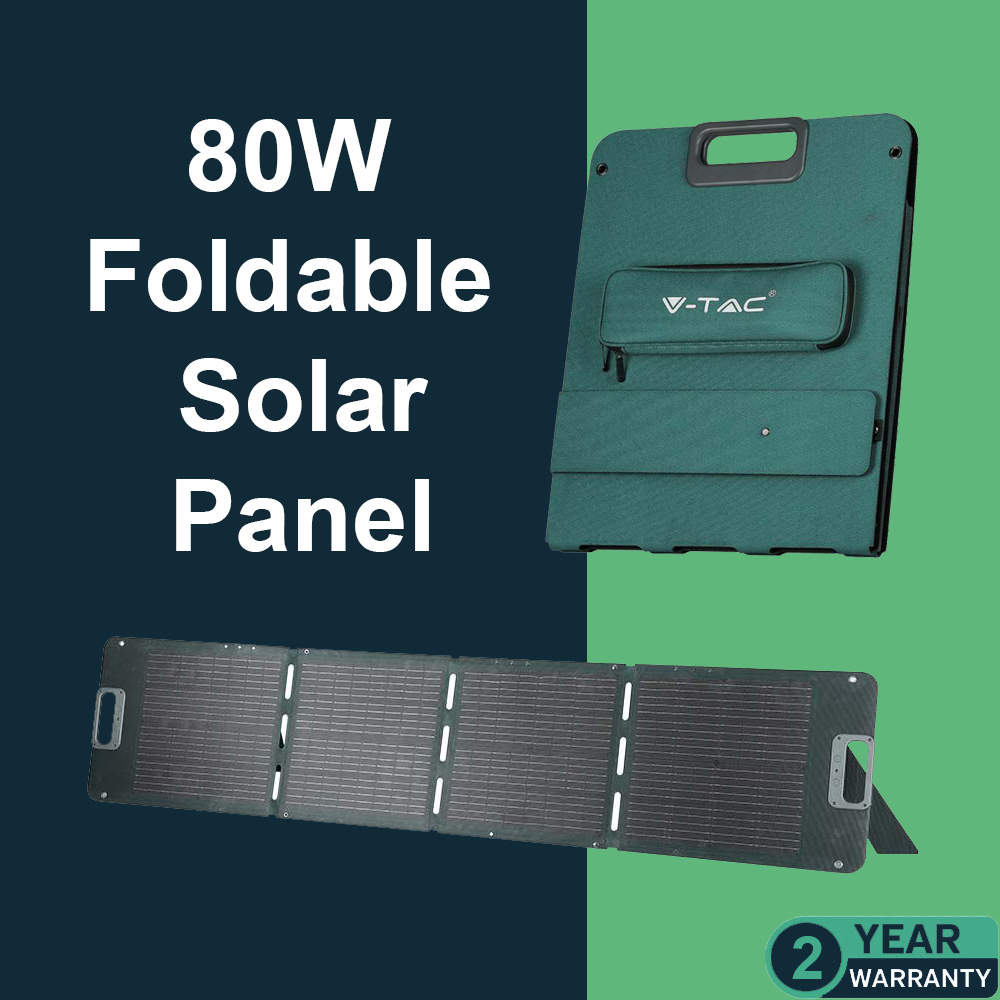 80W Foldable Solar Panel For Portable Power Station