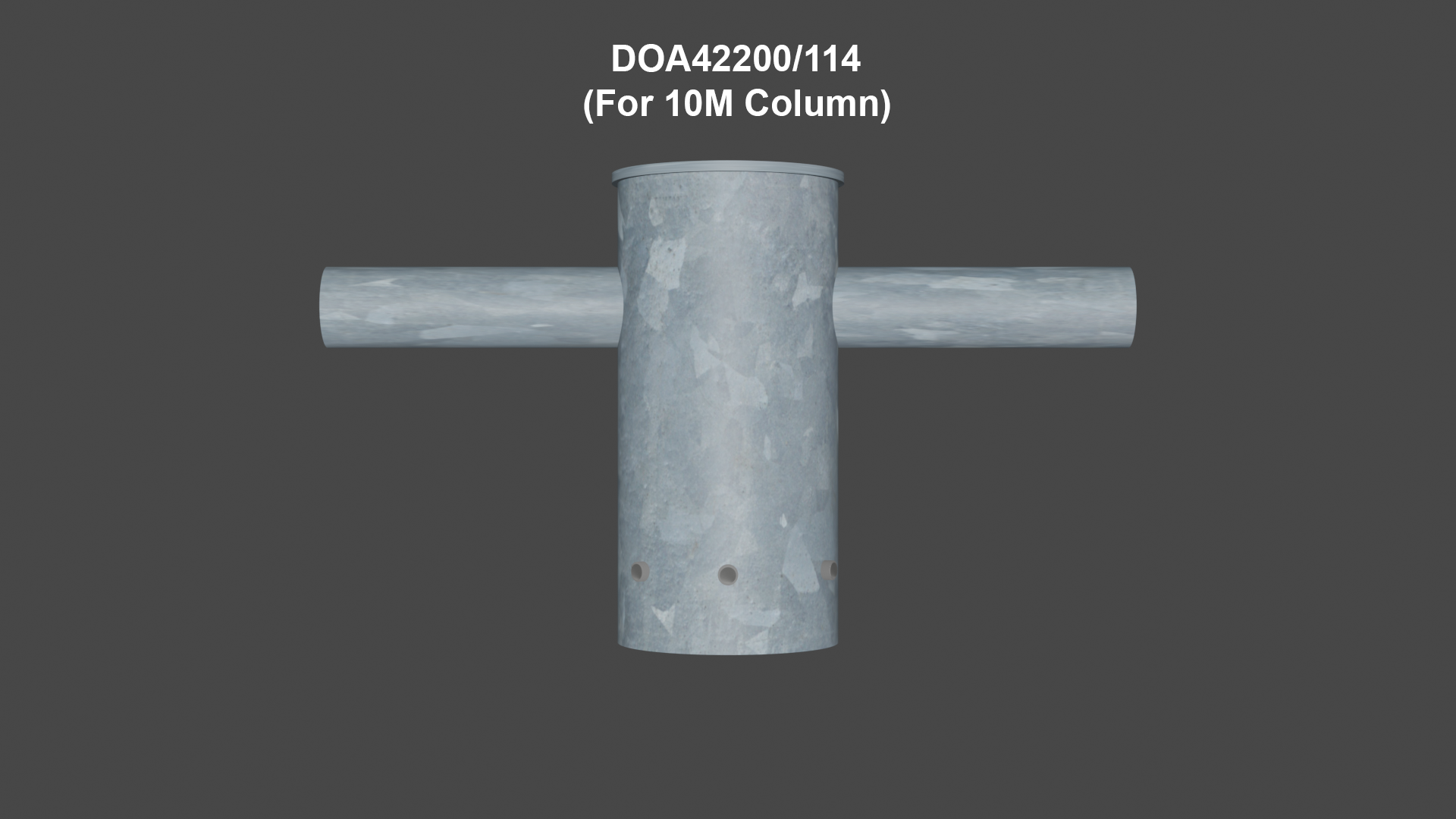 Double Outreach Arm Lantern Bracket - Suitable for 3m to 12m Columns