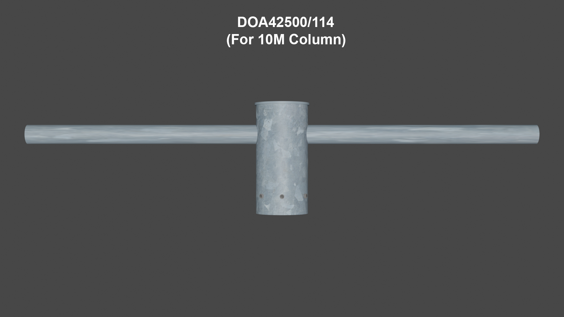 Double Outreach Arm Lantern Bracket - Suitable for 3m to 12m Columns