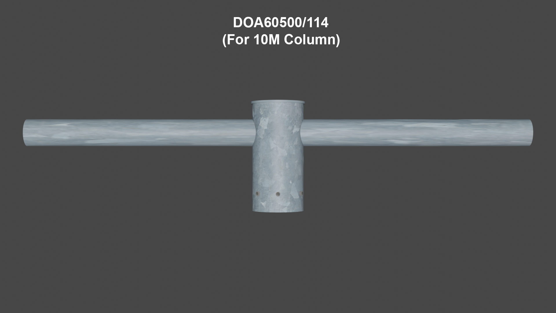 Double Outreach Arm Lantern Bracket - Suitable for 3m to 12m Columns