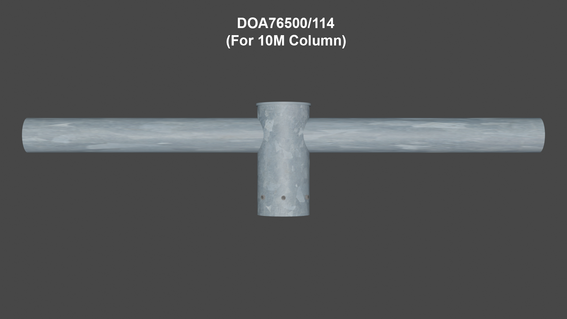 Double Outreach Arm Lantern Bracket - Suitable for 3m to 12m Columns