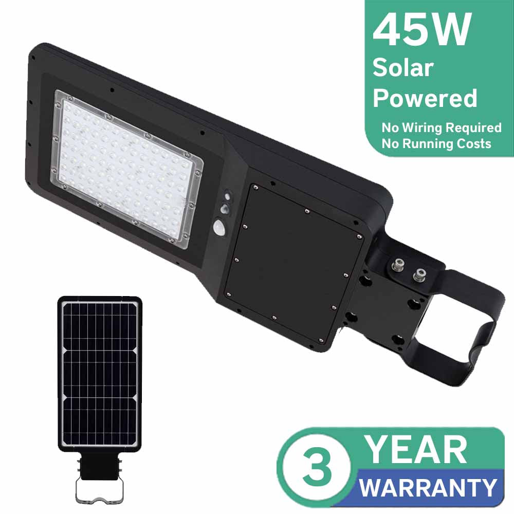 45W SOLAR LED Street Lantern 5,500 Lumens Daylight IP65