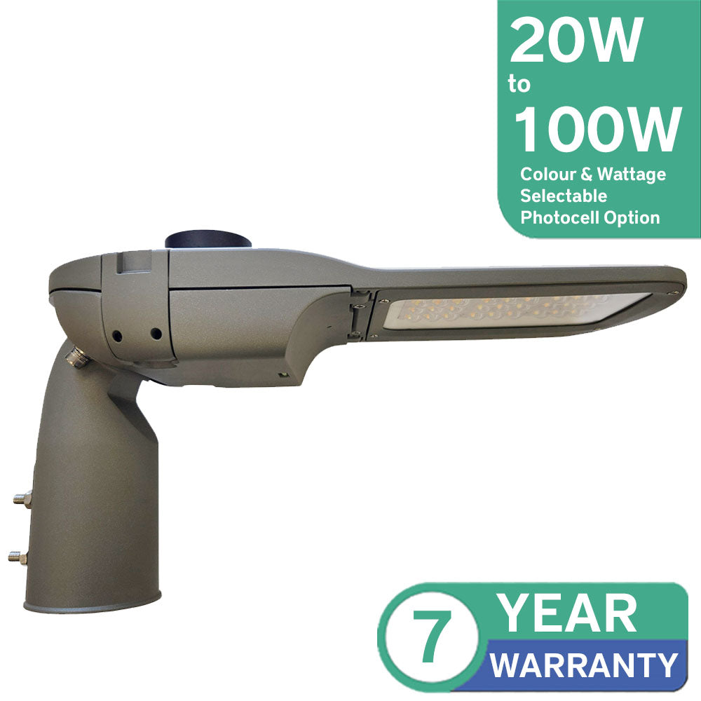 20W to 100W POLARIS Wattage & Colour Selectable LED Street Lantern IP66