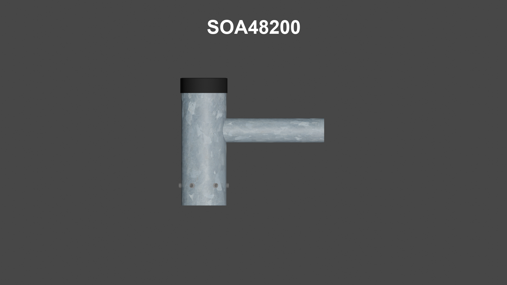 Single Outreach Arm Lantern Bracket - Suitable for 3m to 12m Columns