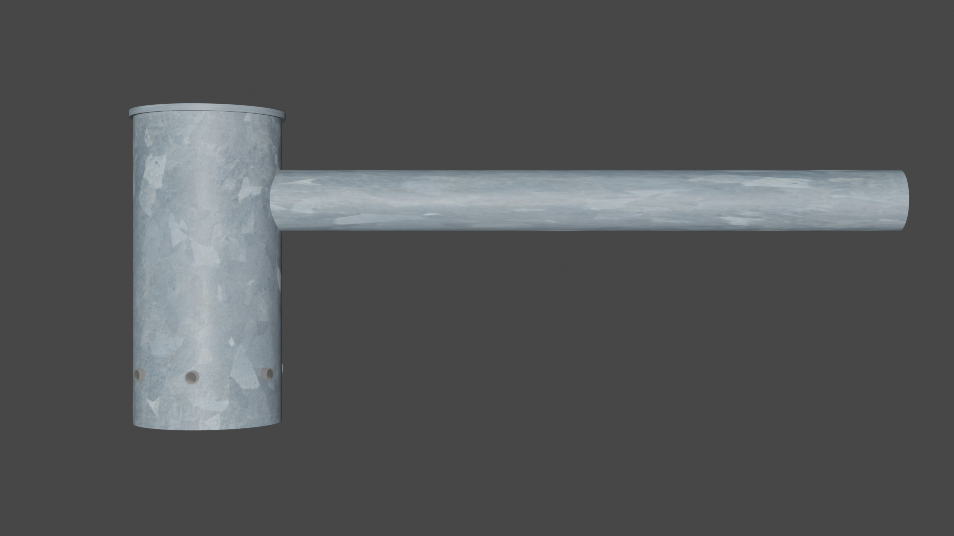 Single Outreach Arm Lantern Bracket - Suitable for 3m to 12m Columns