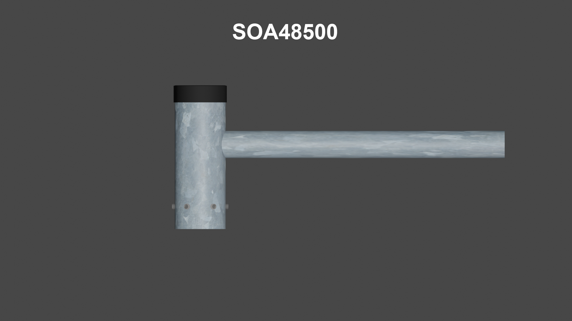 Single Outreach Arm Lantern Bracket - Suitable for 3m to 12m Columns