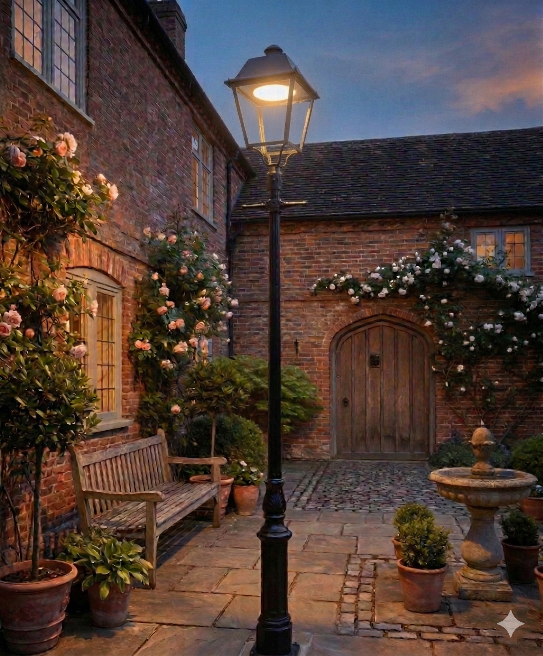 24W to 80W Victoria Classic LED Post-Top Street Light IP66 CCT