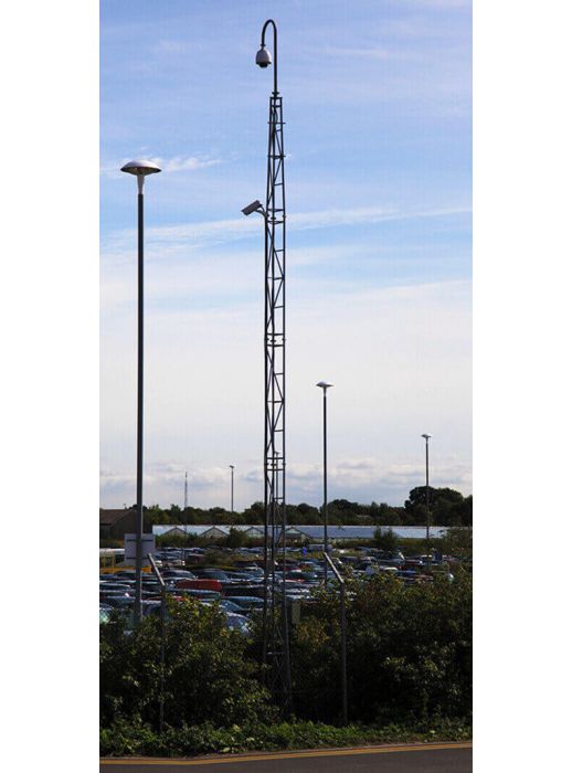 CCTV Lattice Towers - Root Mounted and Flange Plated