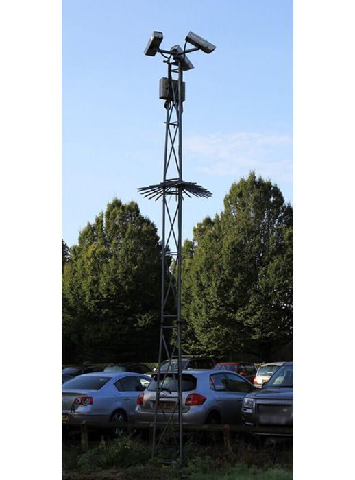 CCTV Lattice Towers - Root Mounted and Flange Plated