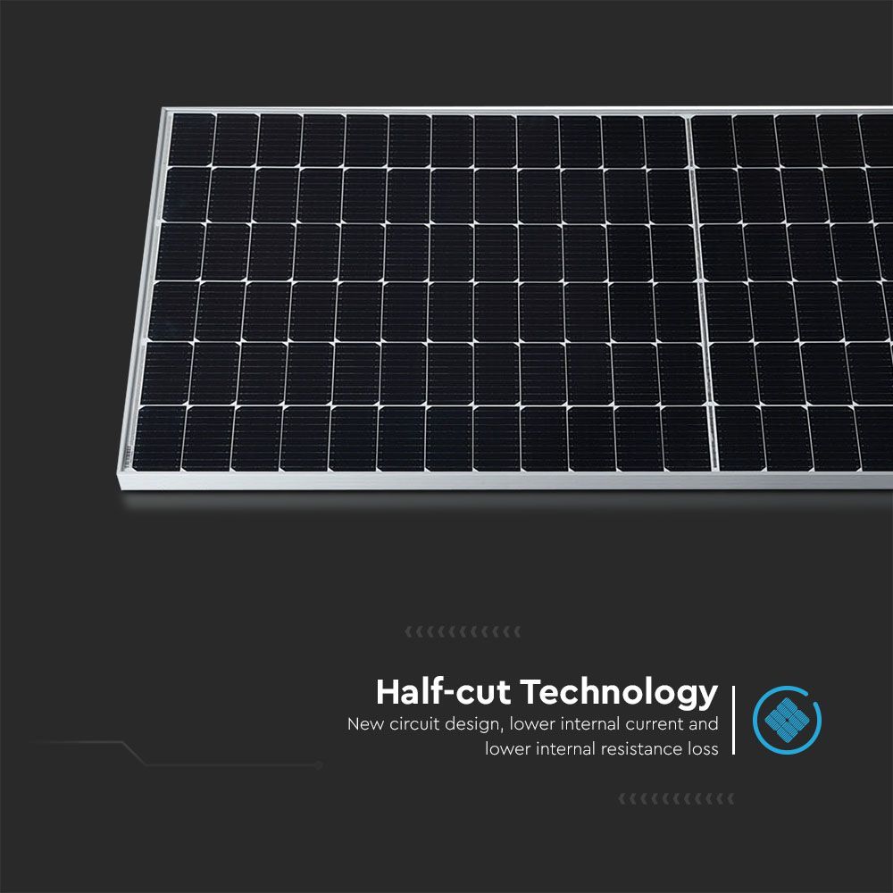450W - Mono Solar Panel | Silver Body and Frame | 11 Panels