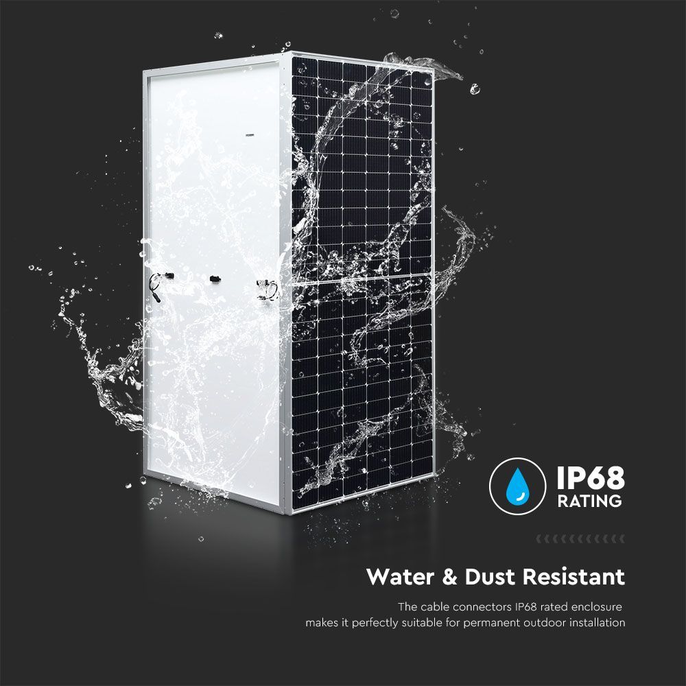 450W - Mono Solar Panel | Silver Body and Frame | 11 Panels