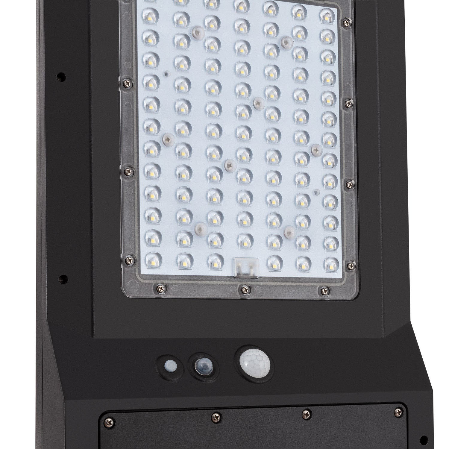 45W LED Solar Street Light Black 5,500 Lumens Day Light IP65