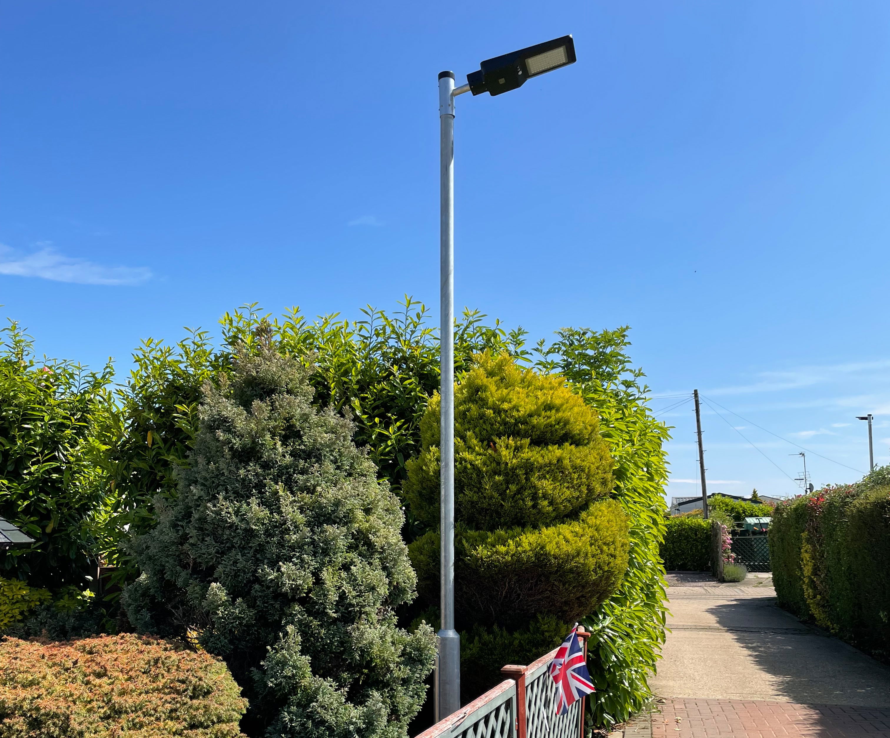 45W Solar LED Street Light & Lighting Column Packages