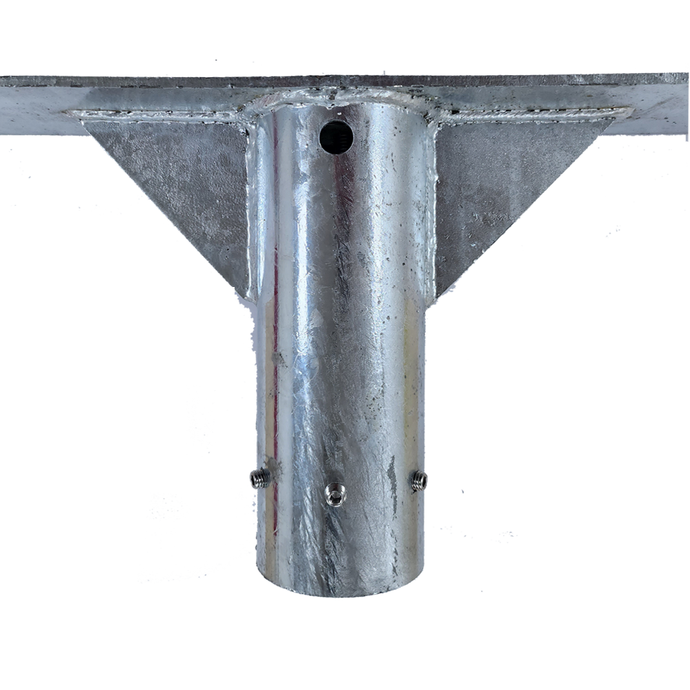 Triple Floodlight Column Bracket - Suitable for 3m to 12m Columns