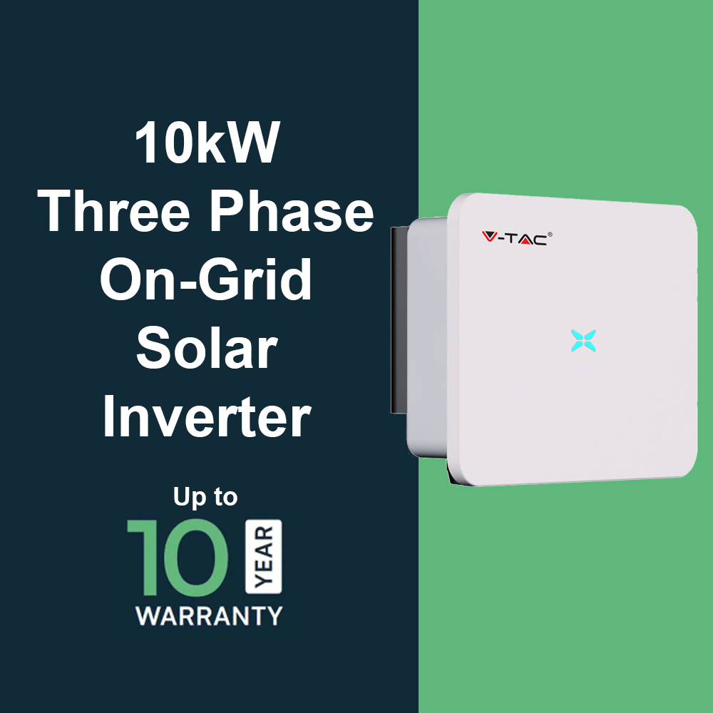 10kW Three Phase On-Grid Solar Inverter IP66 - Up To 10 Year Warranty