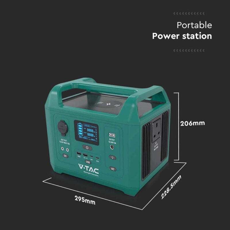 600W Portable Power Station 26.2Ah/21.6V With UK Plug