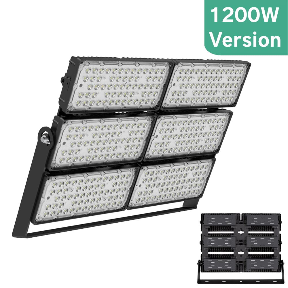 1200W STADIA high-output LED sports floodlight for large stadiums and sports grounds