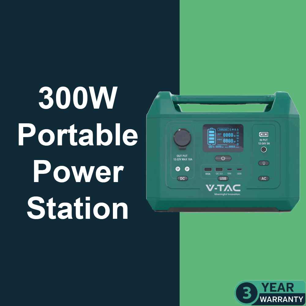 300W Portable Power Station 20Ah/14.8V With UK Plug
