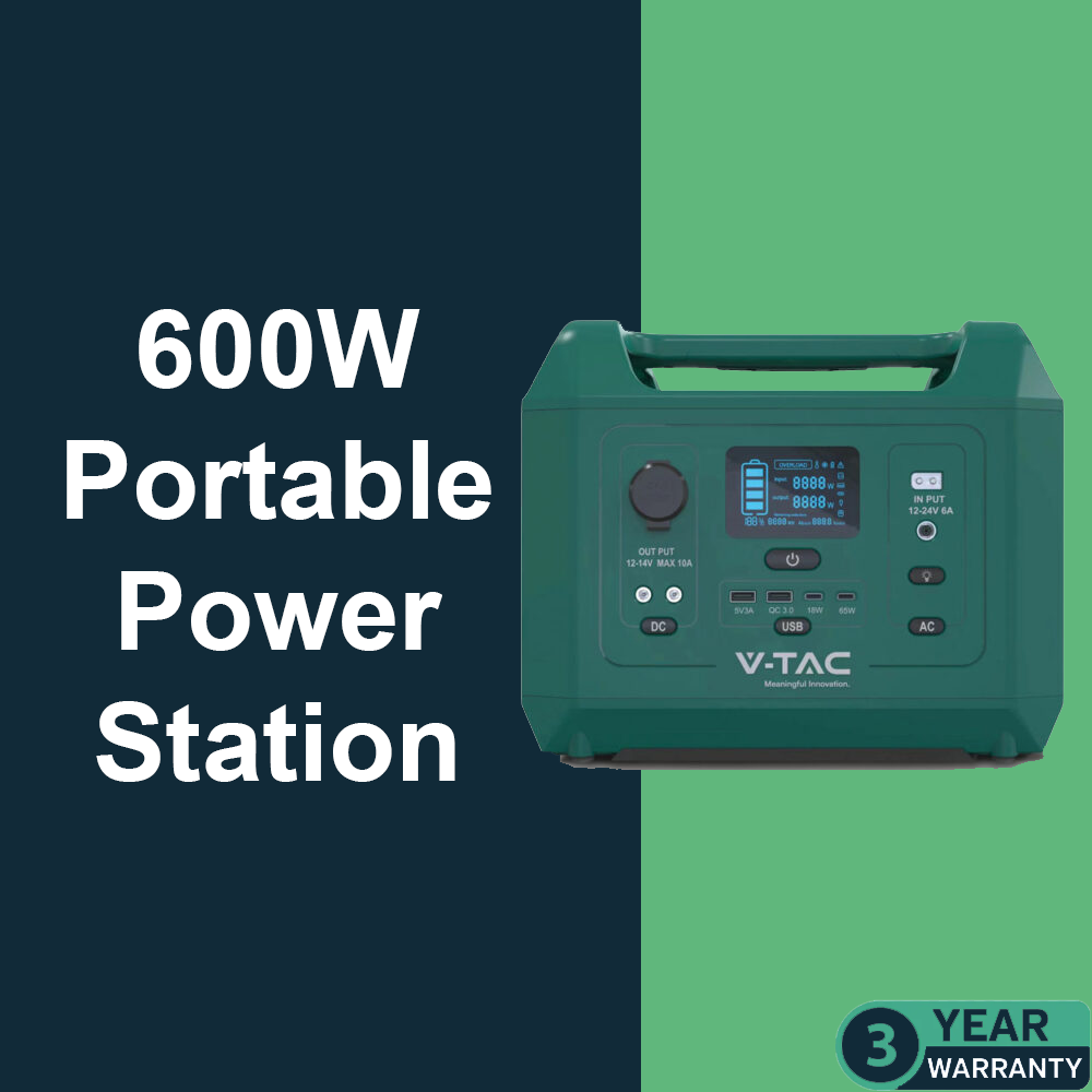 600W Portable Power Station 26.2Ah/21.6V With UK Plug