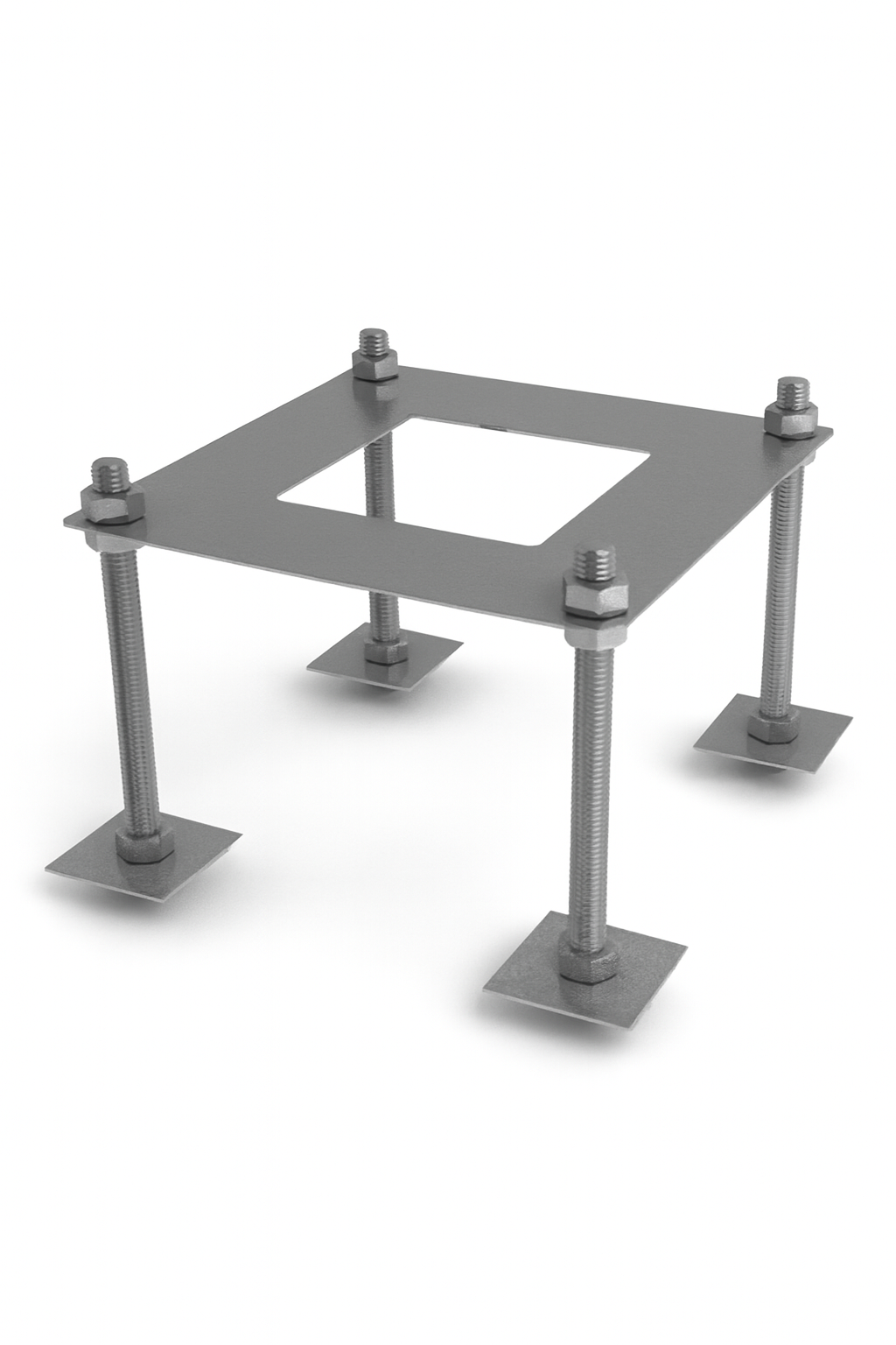 Base for Flange Mounted CCTV Poles