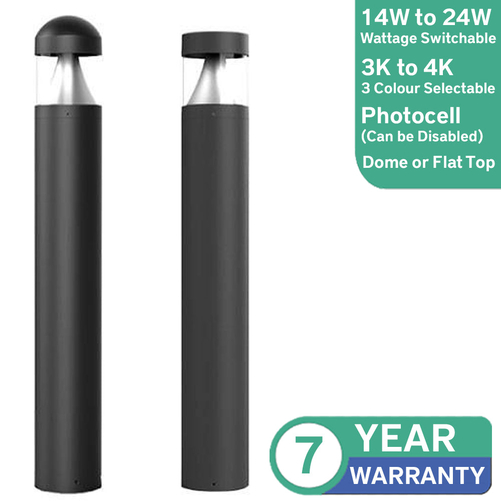 14W to 24W Prisma Premium Cone LED Bollard IP65