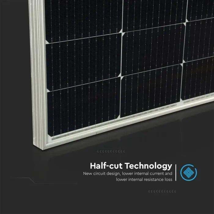 550W - Twin Mono Solar Panel | Silver Body and Frame