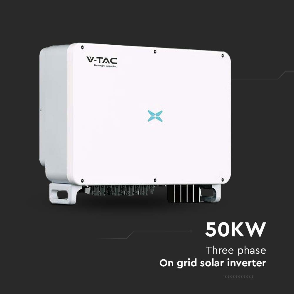 50kW Three Phase On-Grid Solar Inverter IP66 - Up To 10 Year Warranty