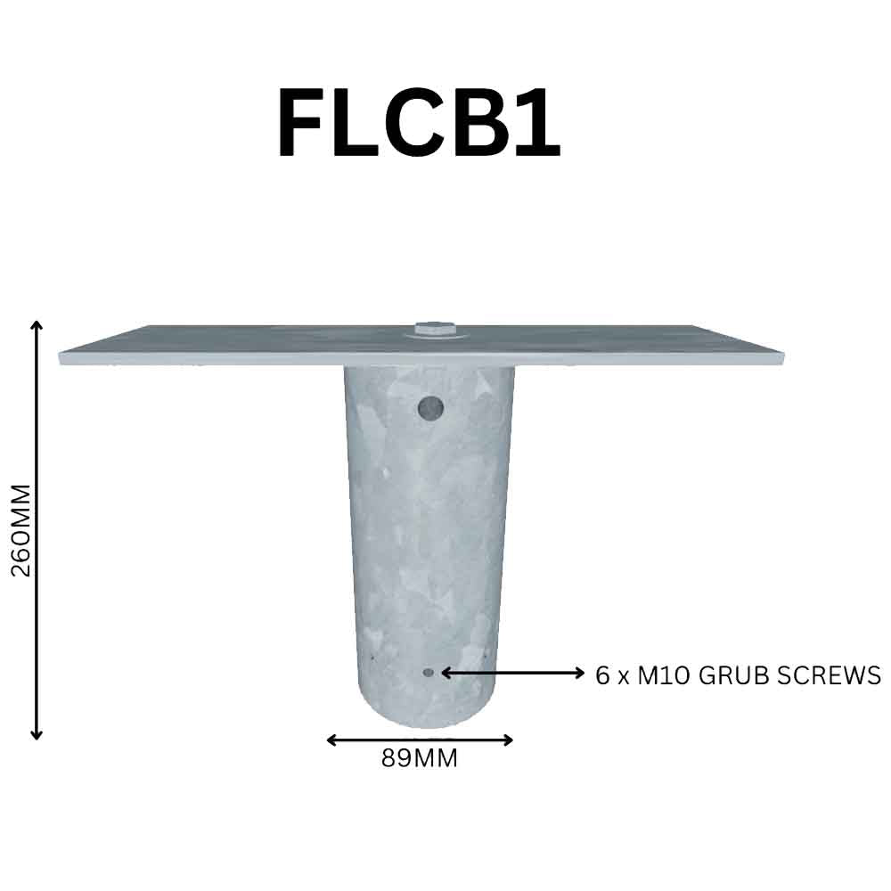 FLCB1 - Single Floodlight Column Bracket