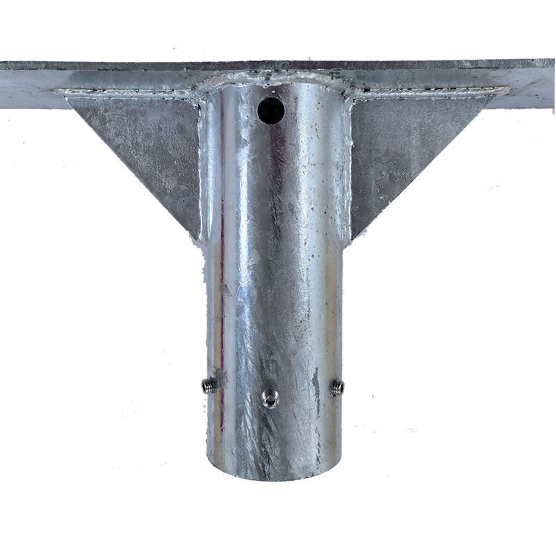 Column Bracket Light Triple Floodlight Column Bracket - Suitable for 3m to 12m Columns ...