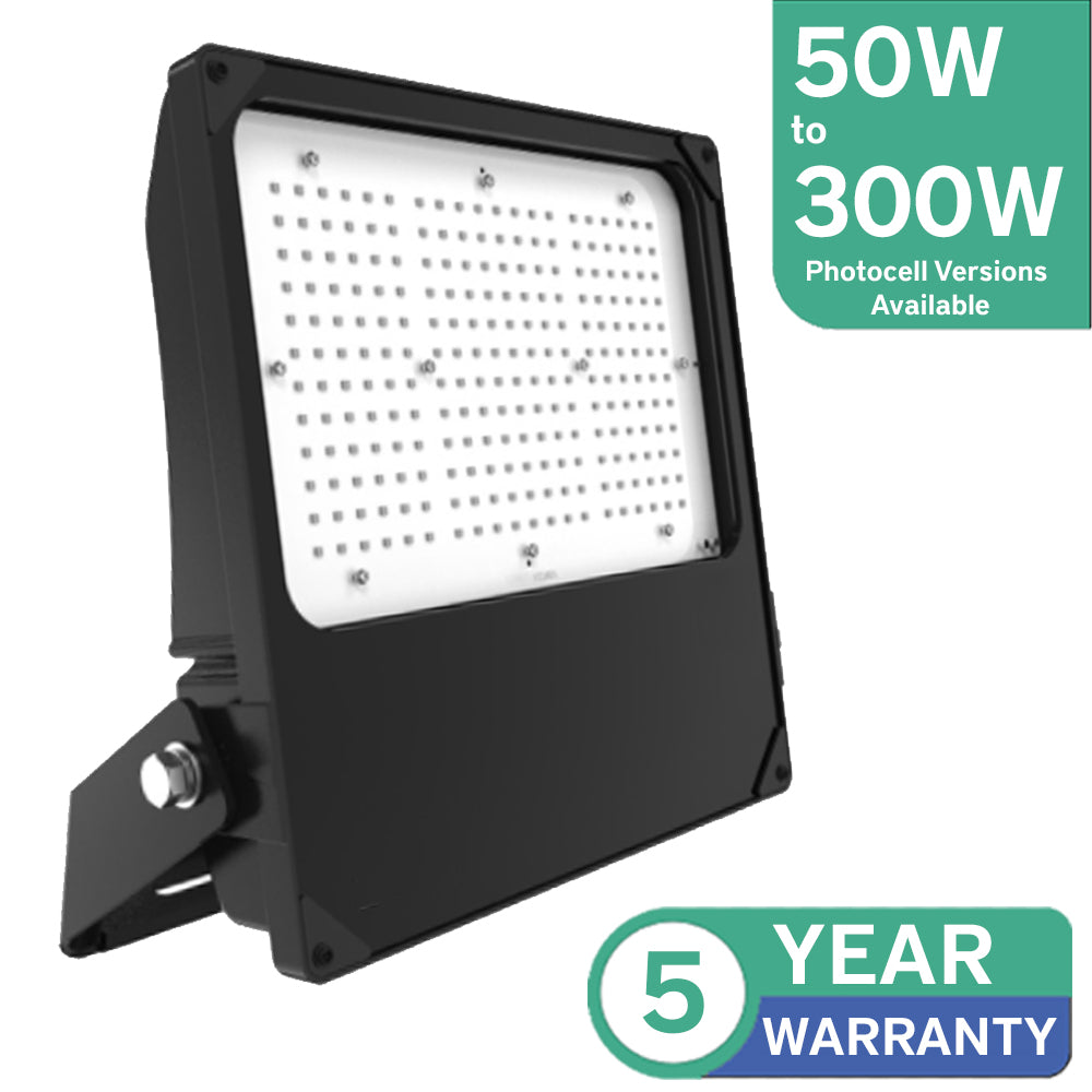 50W to 300W Exterior Premium LED Floodlight Driverless IP66