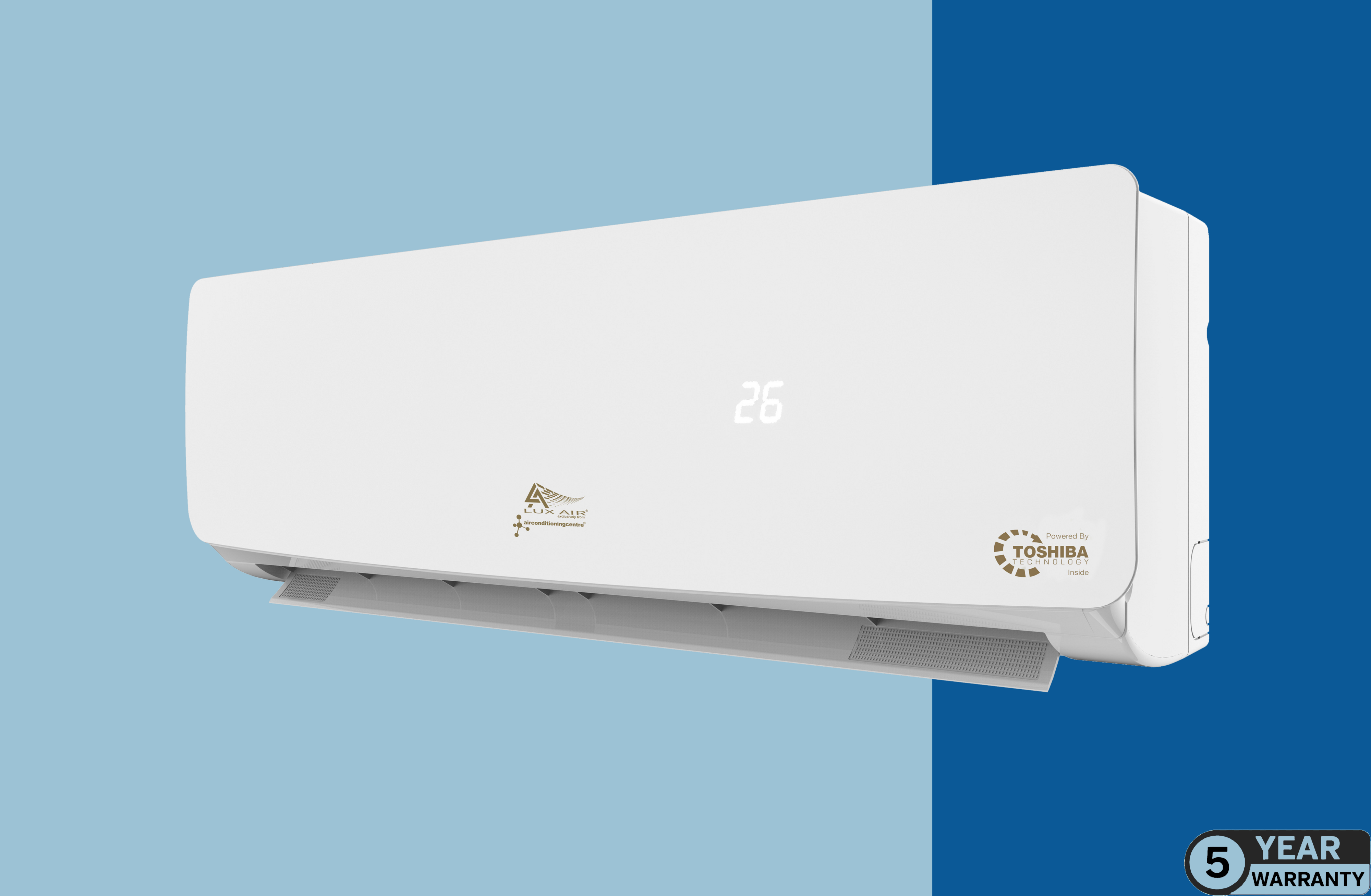 KFR-53IW/LUX 18000BTU 5.0kW - Split System Heat & Cool Air Conditioning Unit - UVC 3 in 1 Filter